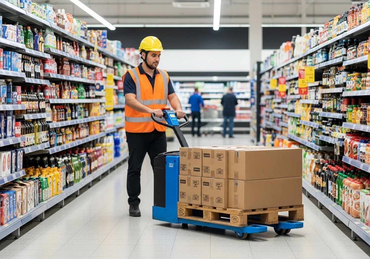 Empilhadeiras no varejo: qual o melhor modelo para ambientes dinâmicos?